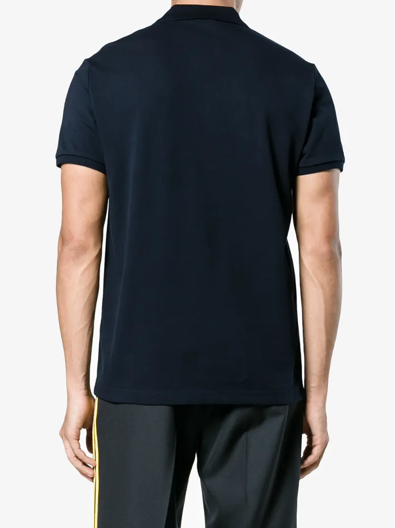 moncler polo navy white collar moncler polo navy white collar