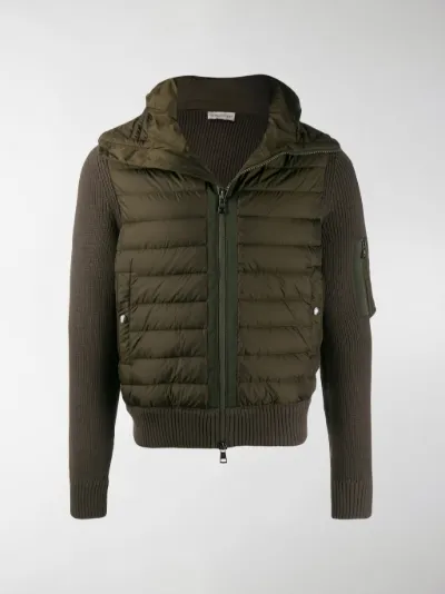 moncler padded front jacket