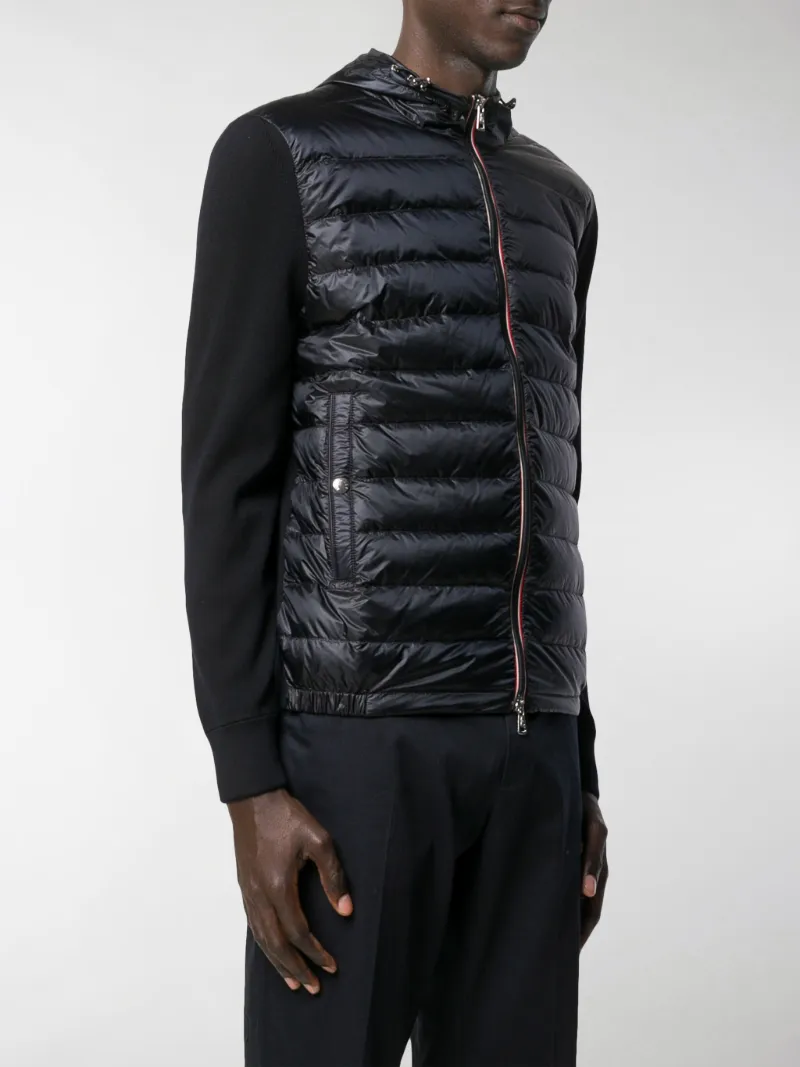 moncler padded zip jacket