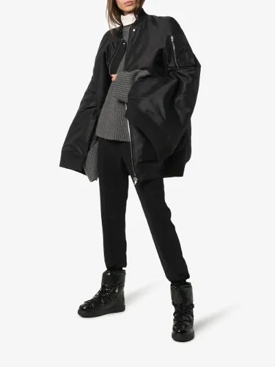 moncler patent boots
