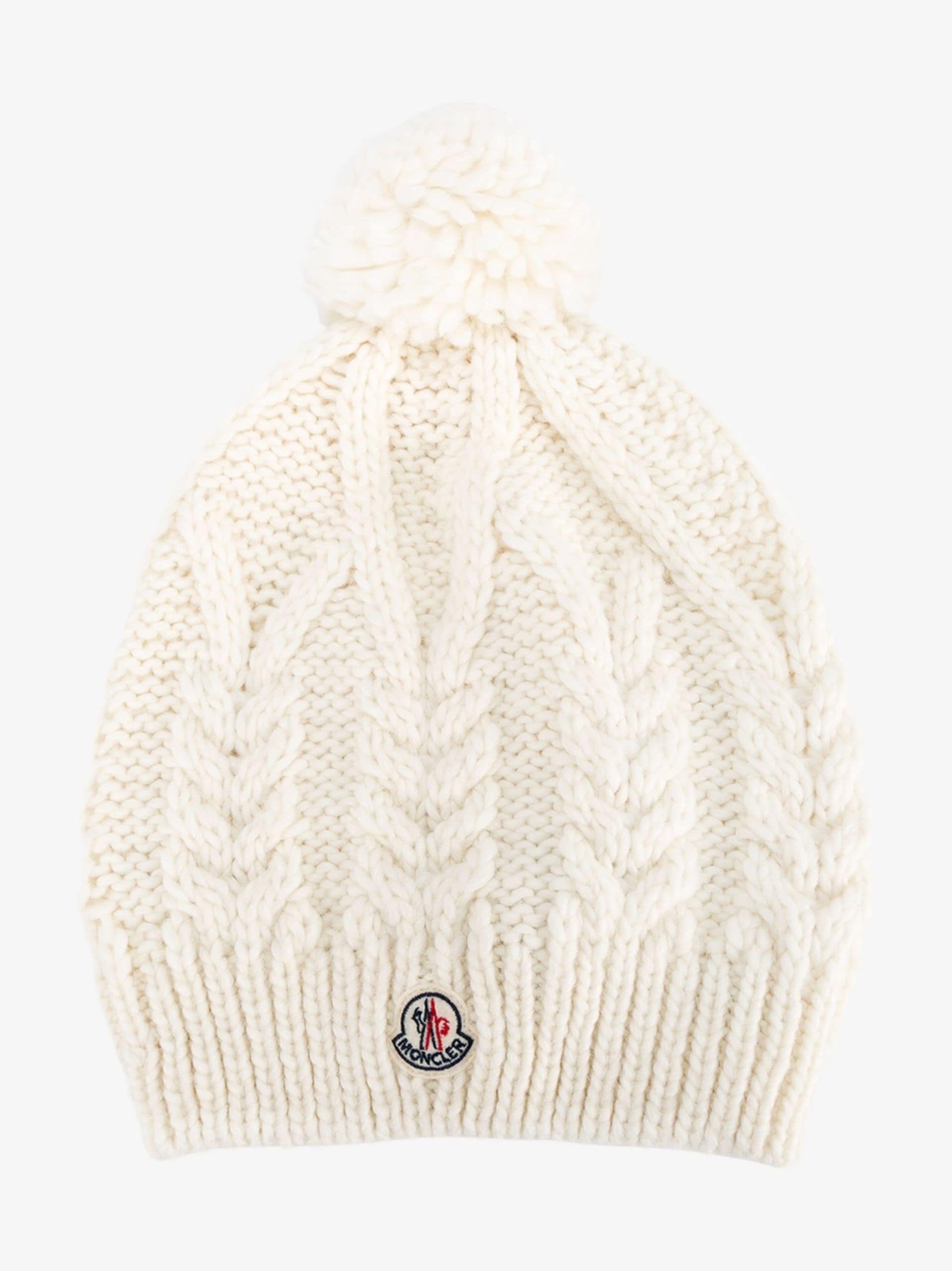 moncler cable knit beanie