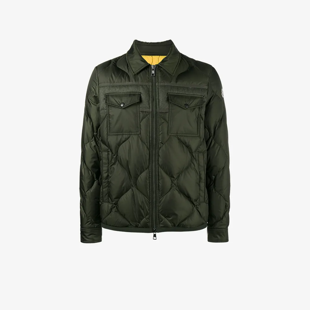 Moncler quilted feather down jacket Browns
