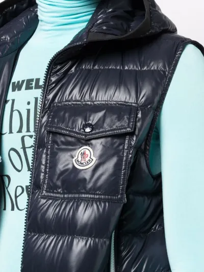 moncler padded gilet