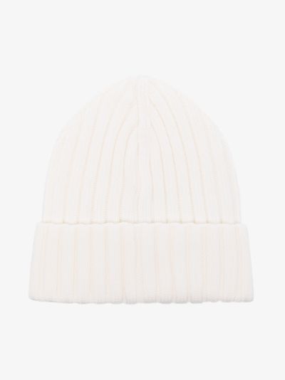 moncler ribbed knit beanie