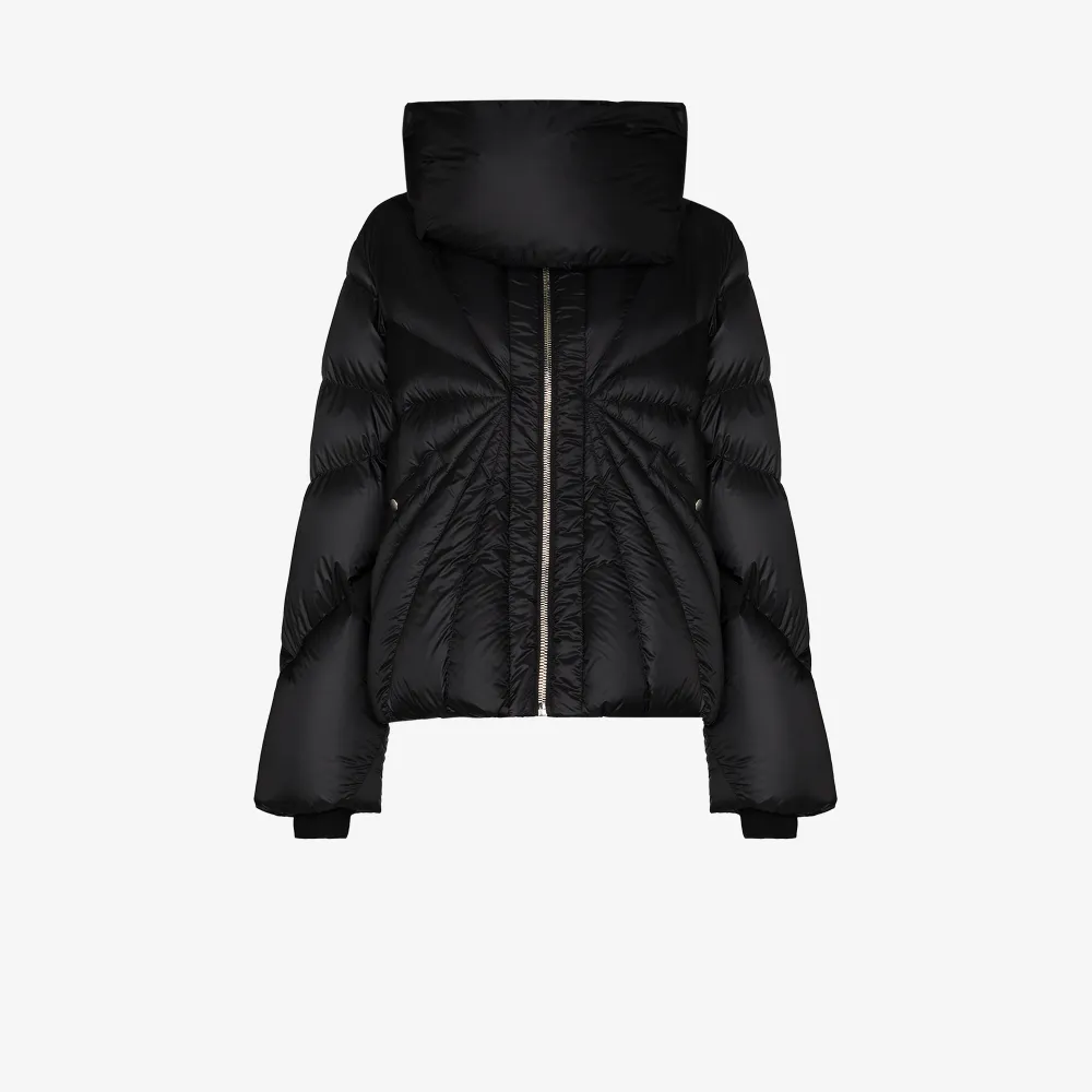 Moncler + Rick Owens Tonopah zipup puffer jacket Browns