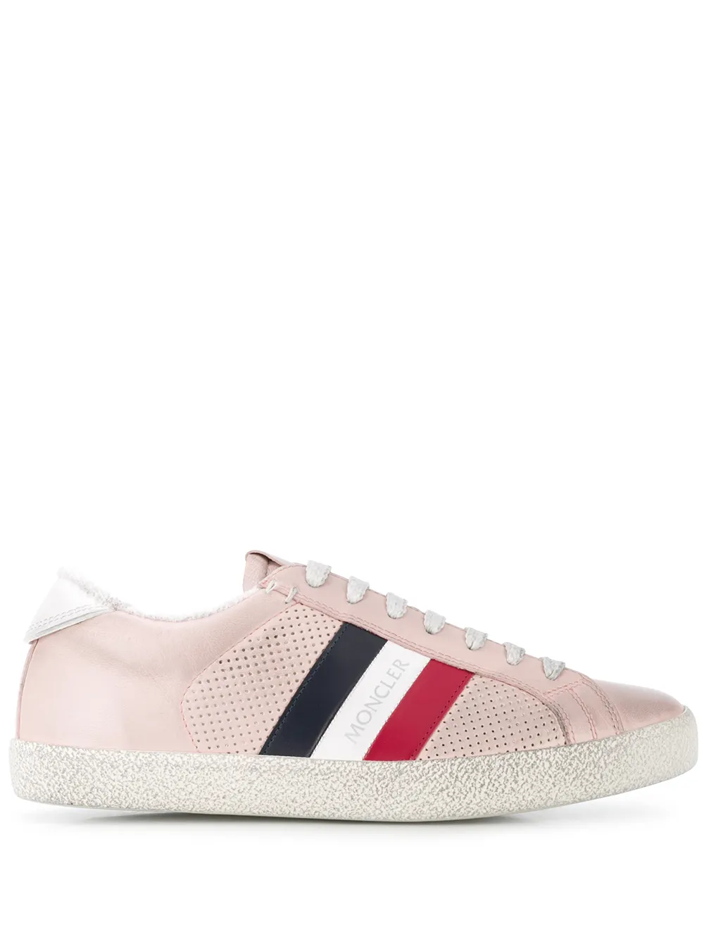 Moncler striped low top trainers Eraldo HR