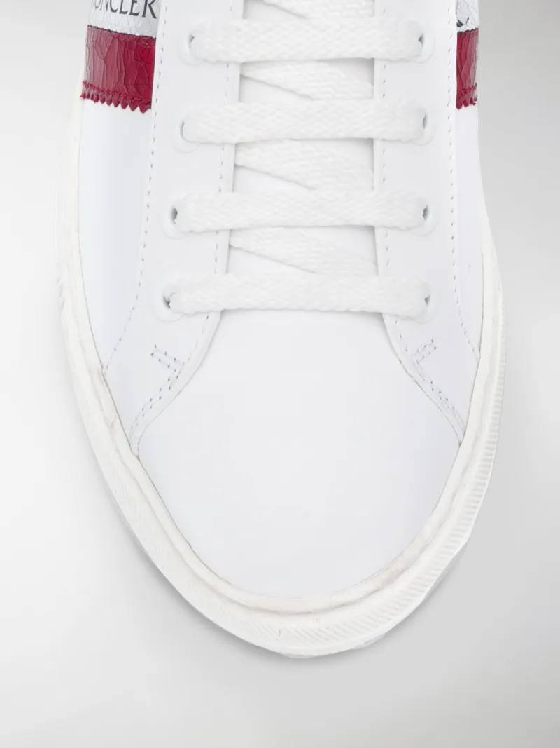 striped tennis shoes