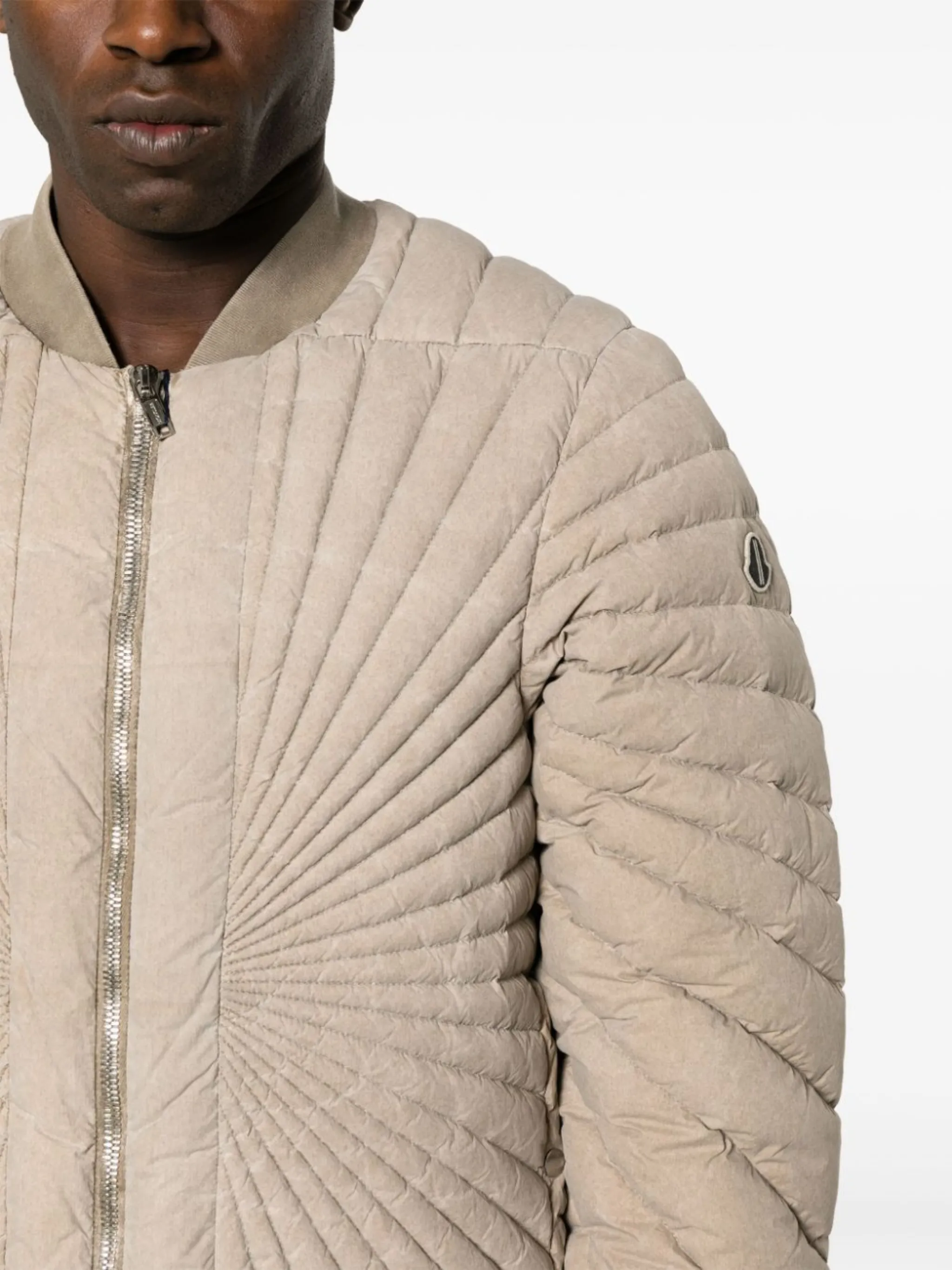 Moncler x Rick Owens Radiance Flight quilted bomber jacket 