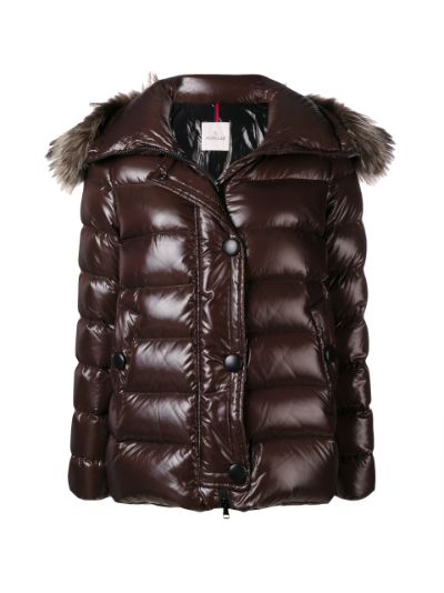 moncler zipped padded jacket