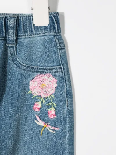 Jeans con ricamo a fiori | Monnalisa | Eraldo.com