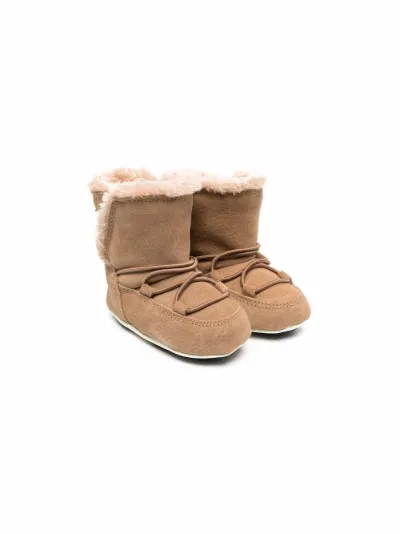 moon boots suede