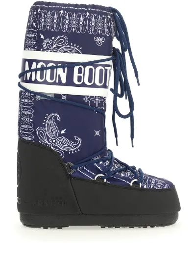 Moon Boot MOON BOOT X HIGHSNOBIETY PADDED BOOTS blue | MODES