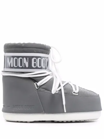 Stivali da Neve Donna MOON BOOT Icon Low in Nylon Colore Nero a sconto