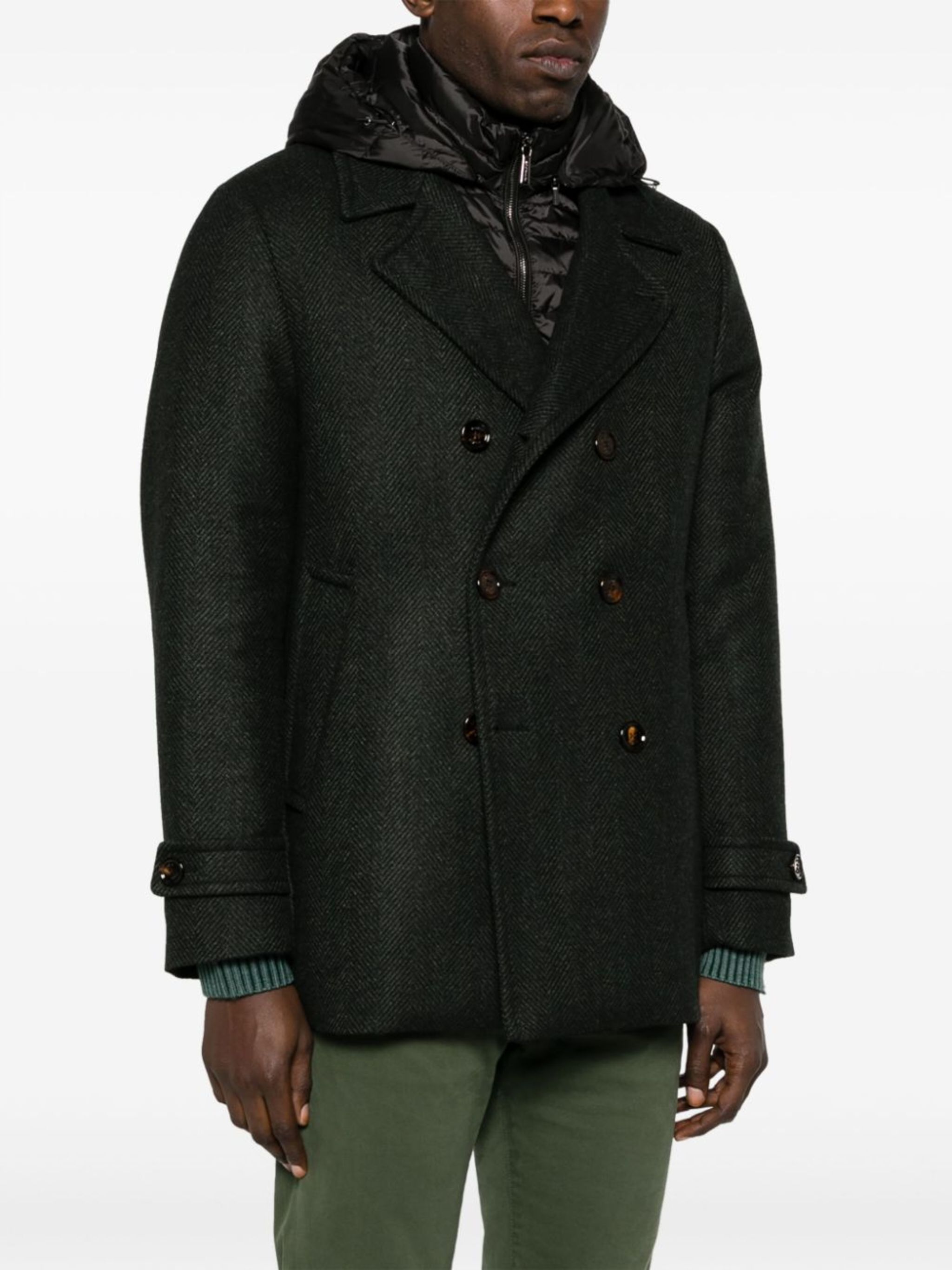 Eligio herringbone-pattern coat | Moorer | Eraldo.com