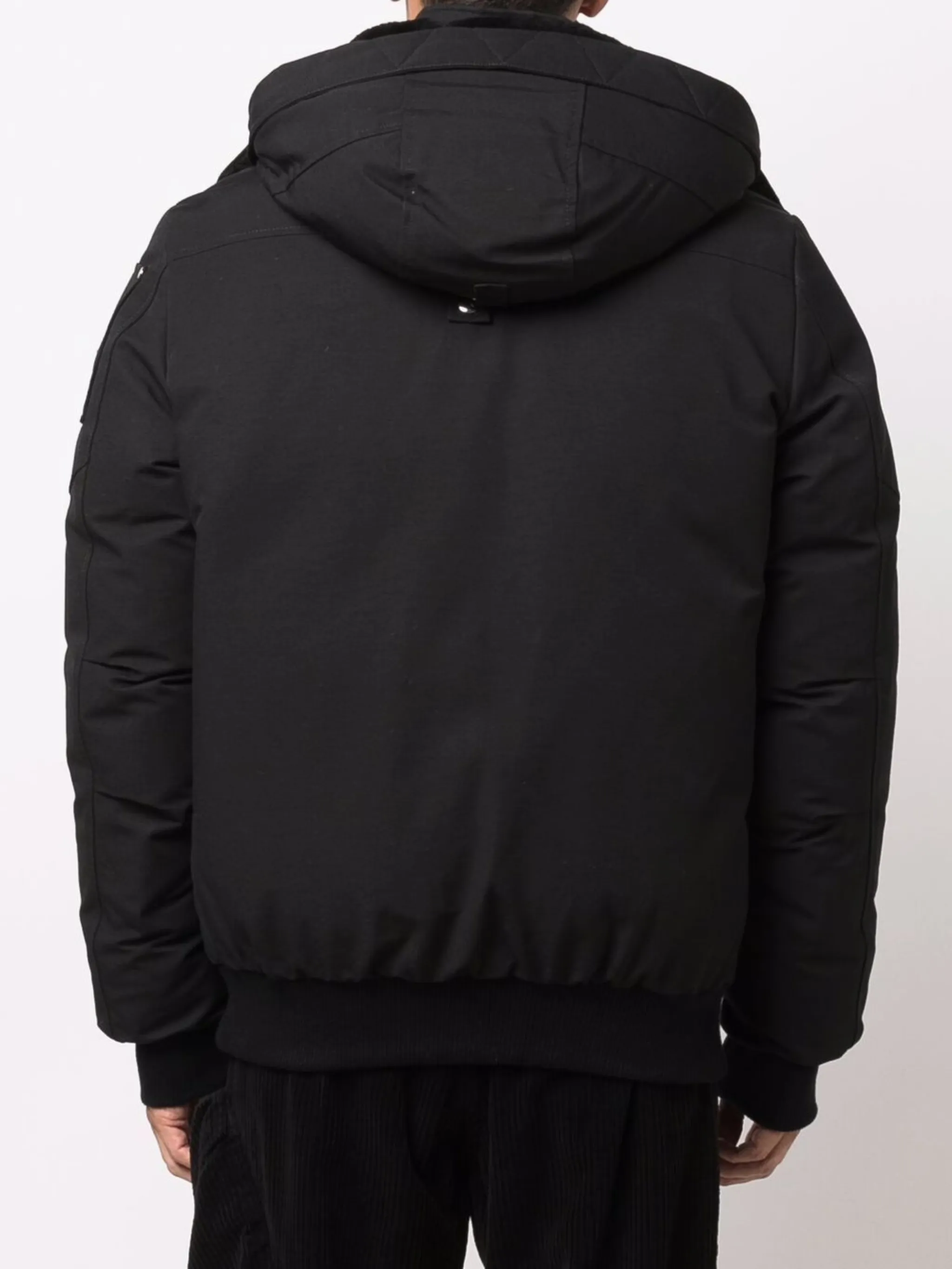 Moose Knuckles Biencourt detachable hood bomber jacket Eraldo HR