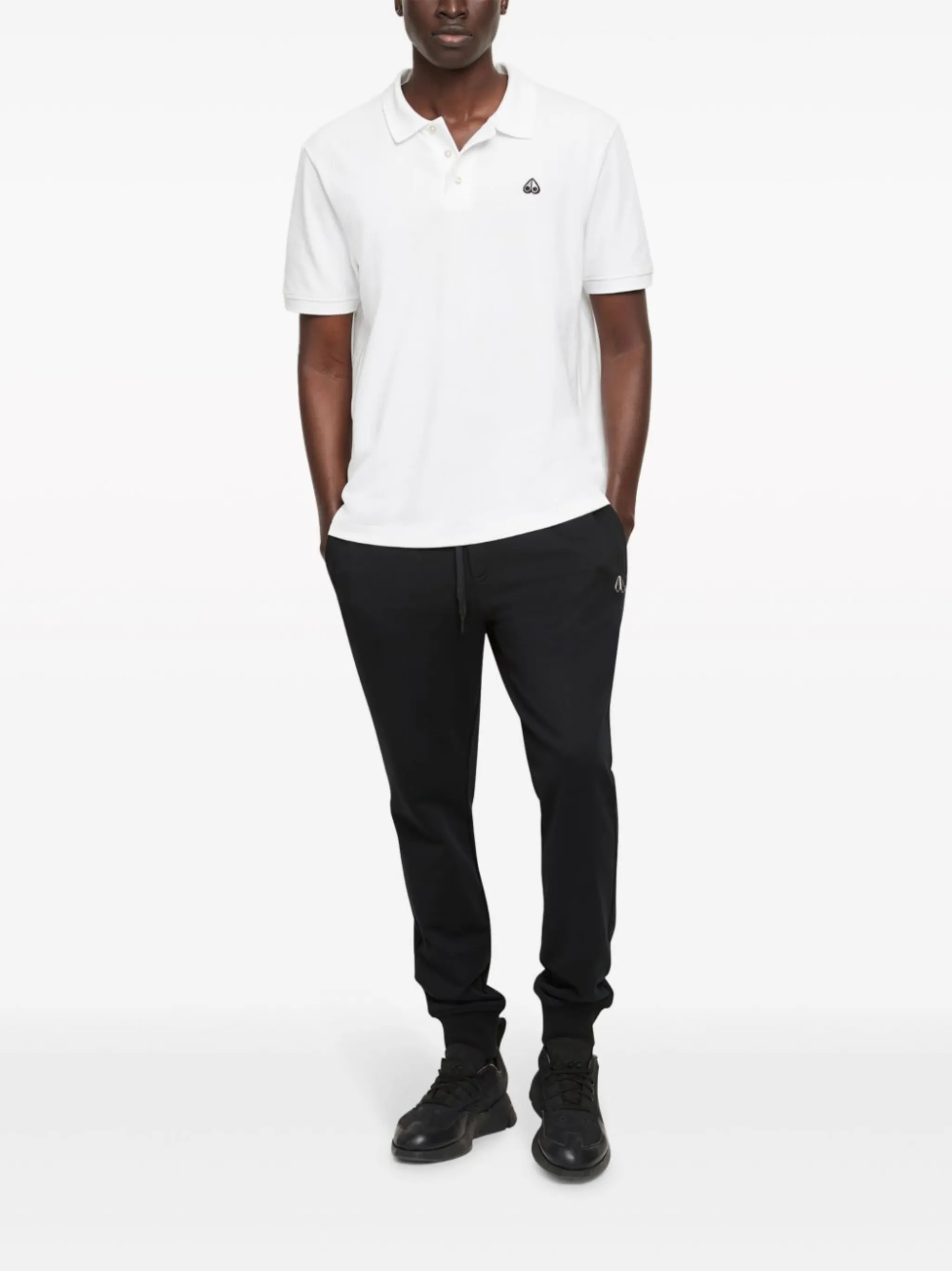 Moose Knuckles logo-embroidered cotton polo shirt | Eraldo.com US