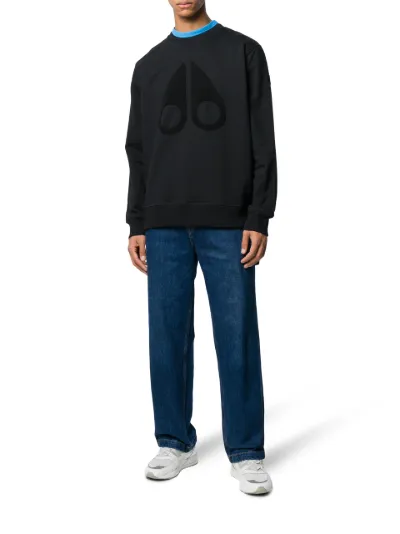 Moose Knuckles textured logo sweatshirt | Eraldo.com US