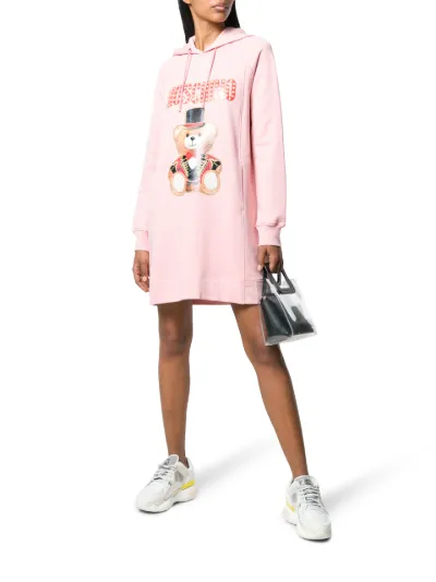 moschino hooded dress