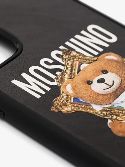 Moschino Black Frame Teddy Bear Iphone 11 Pro Max Case Browns