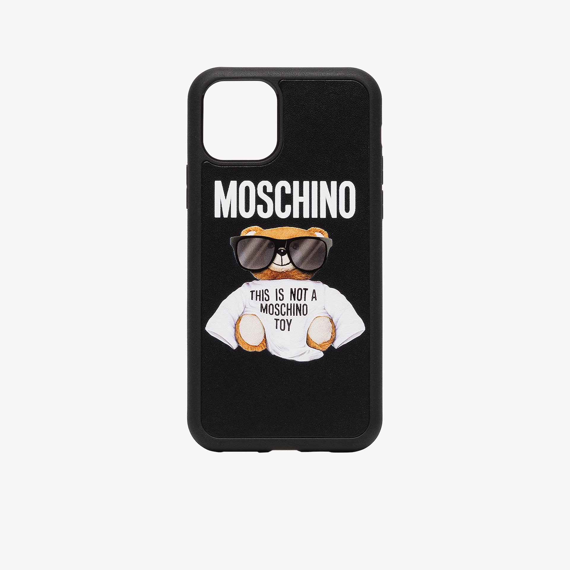 Moschino Black Teddy Bear Iphone Pro 11 Case Browns