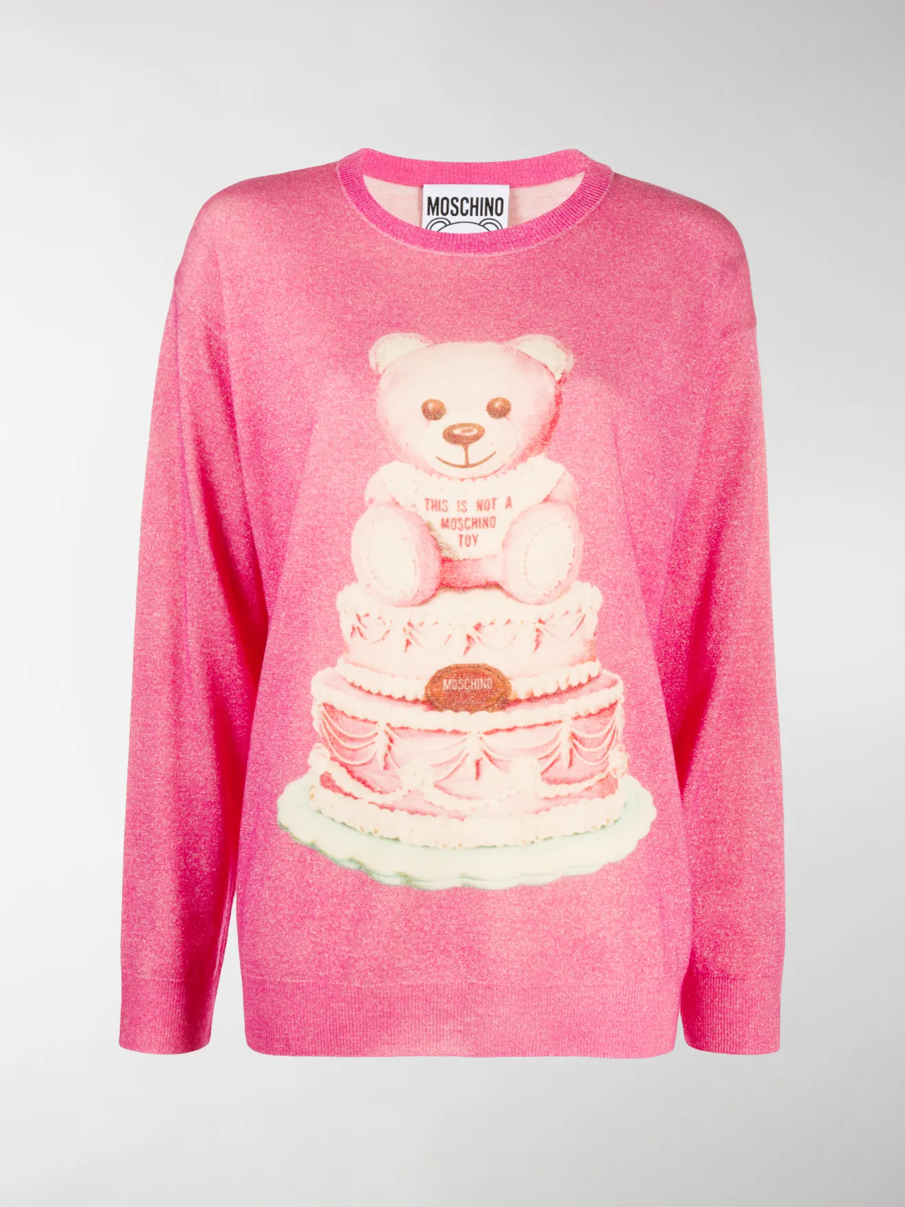 moschino jumper pink