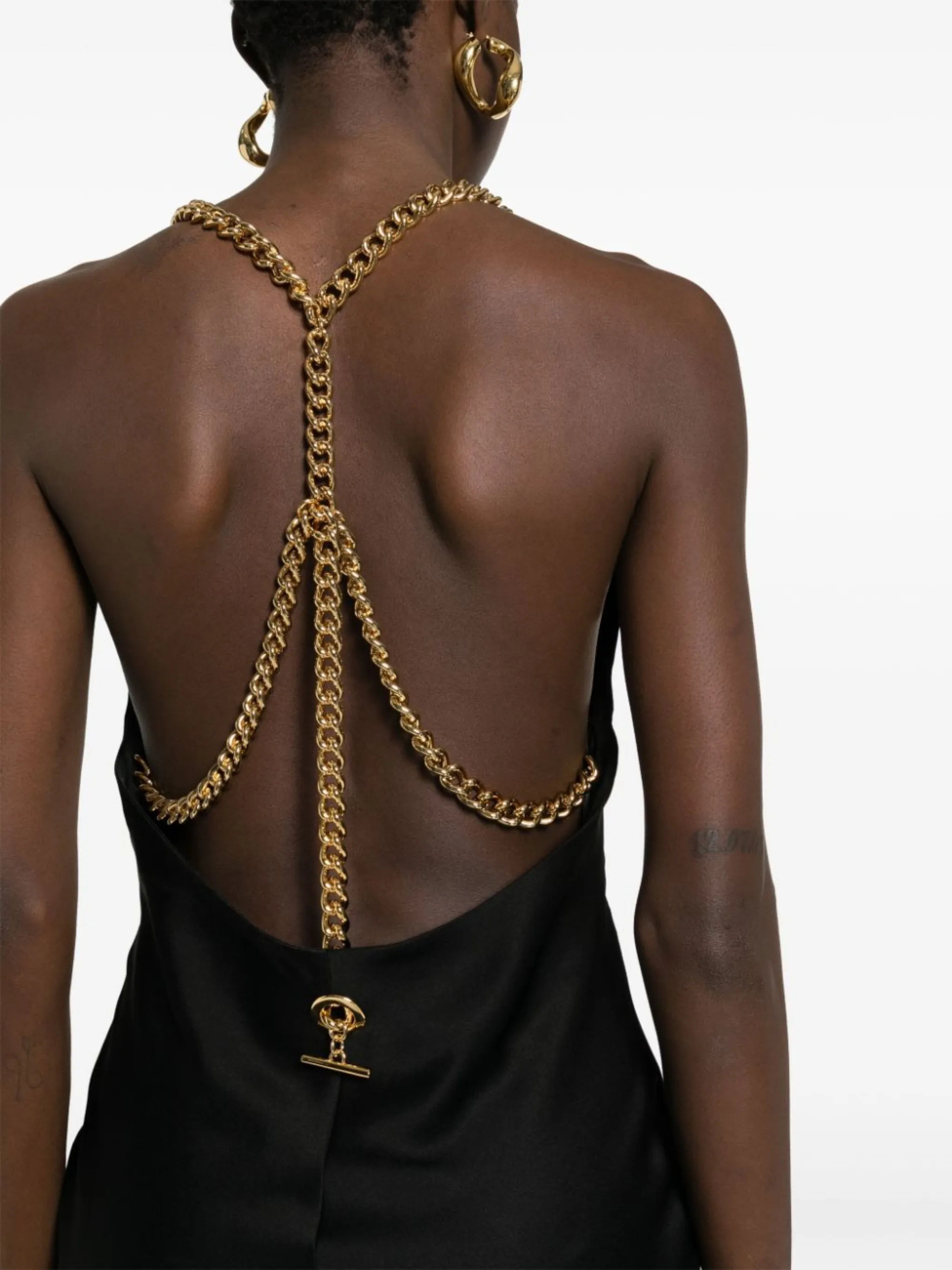 スカート Moschino Chain dress Moschino chain-link detailed midi dress | Eraldo.com LU