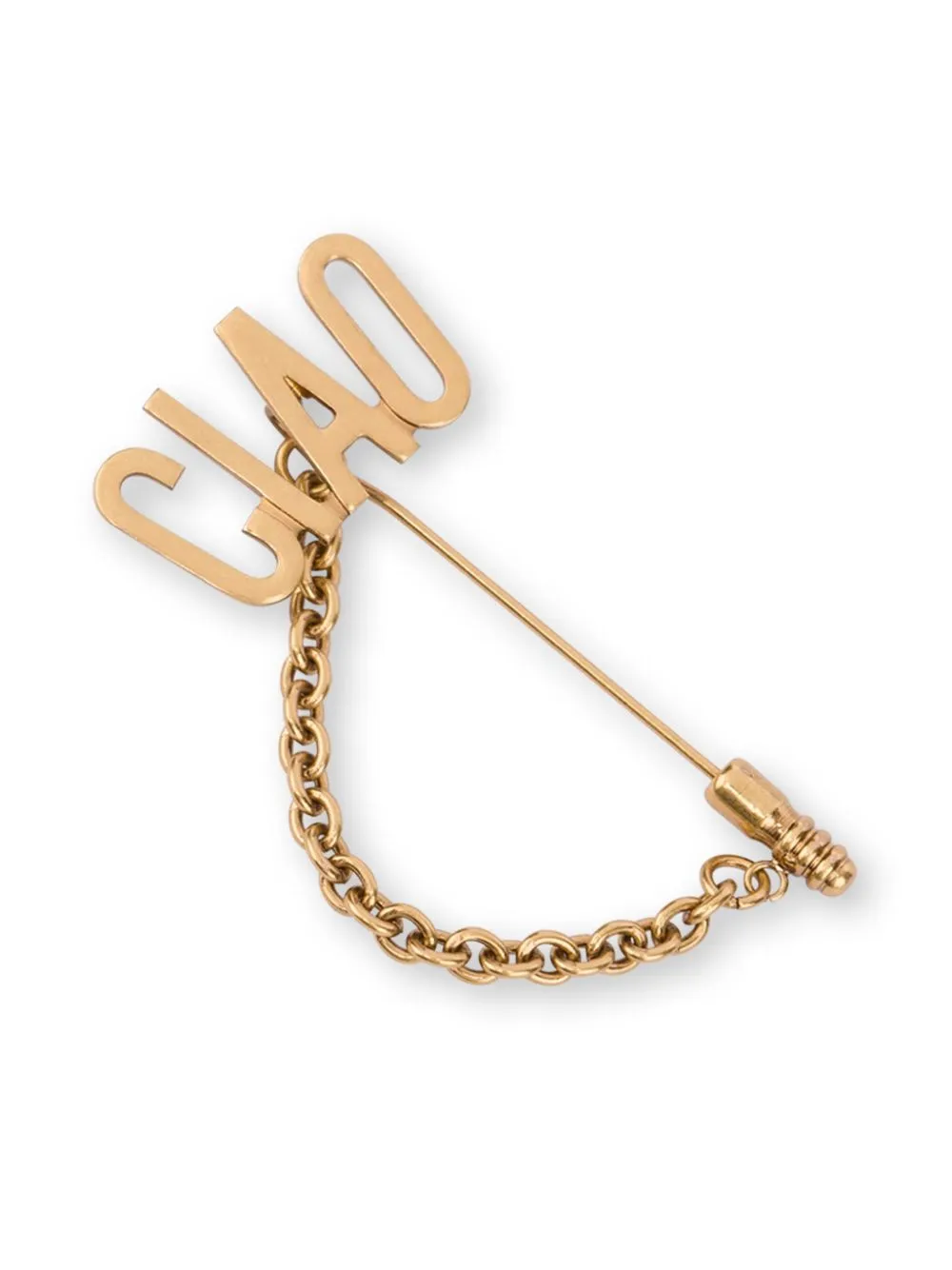 Moschino brooch store