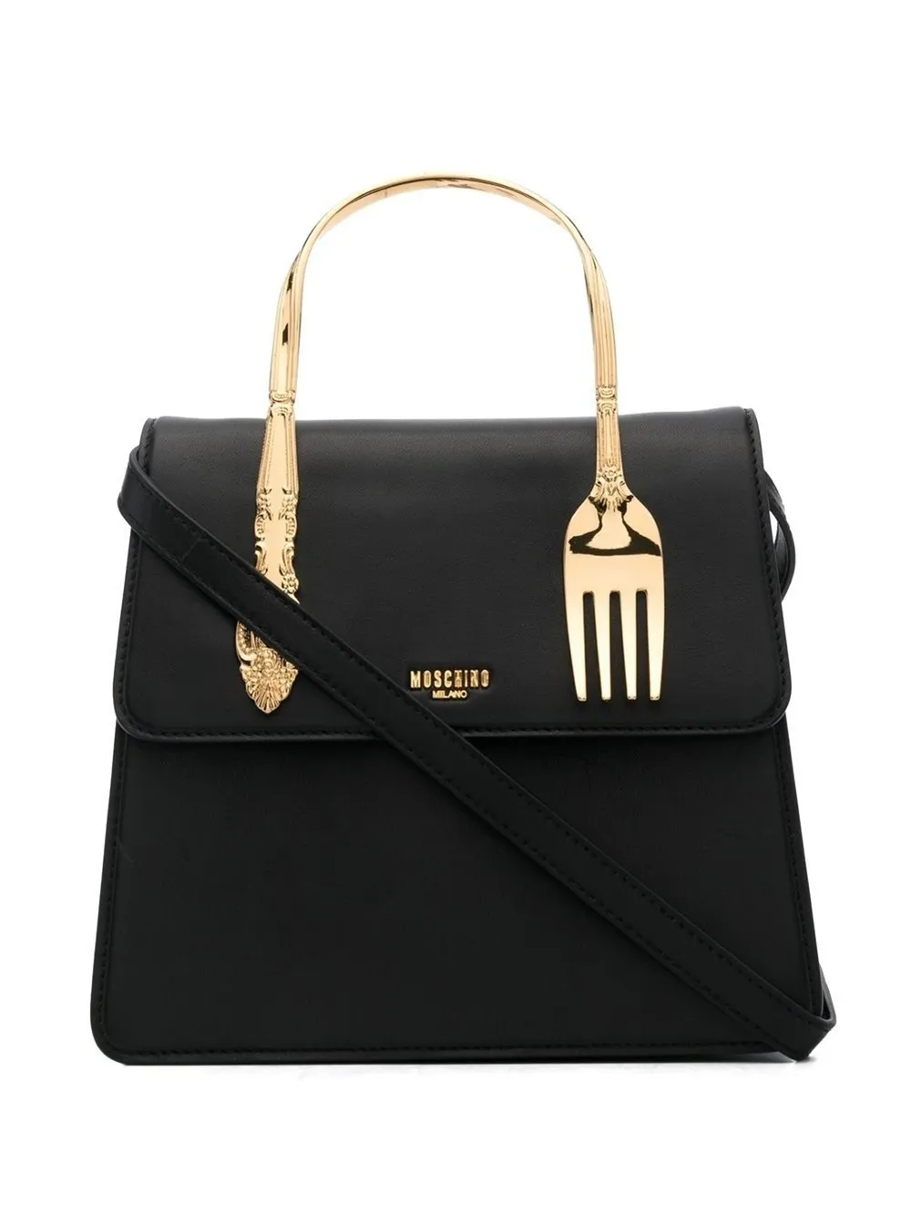 Moschino leather clearance tote