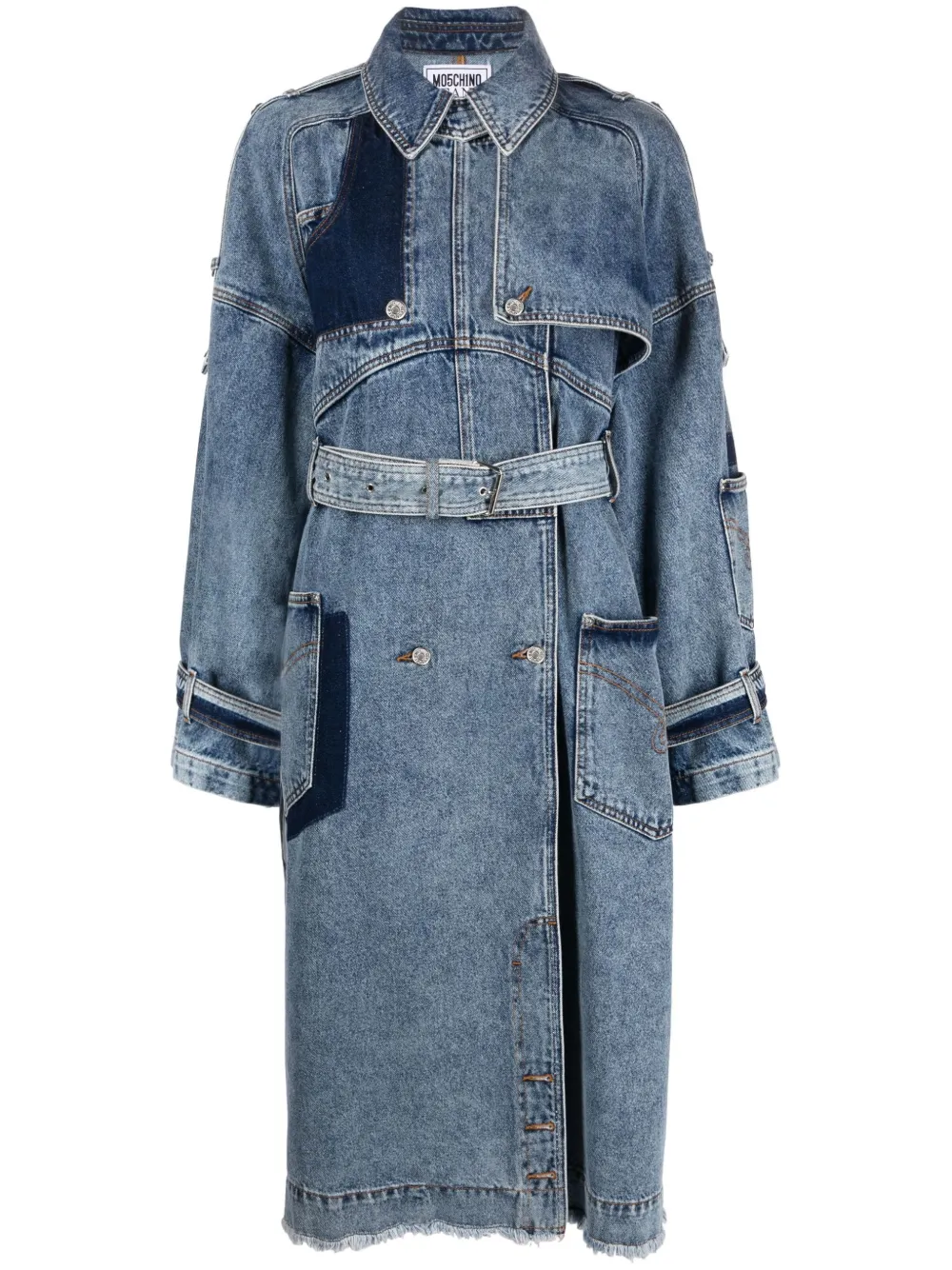 Msgm best sale denim trench