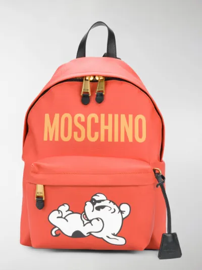 puppy print backpack