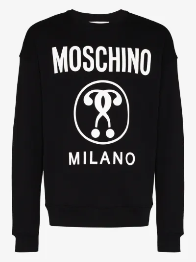 moschino logo sweatshirt