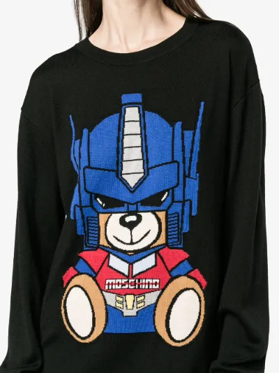 moschino transformers hoodie