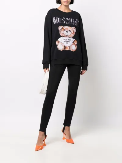 Felpa con stampa | Moschino | Eraldo.com