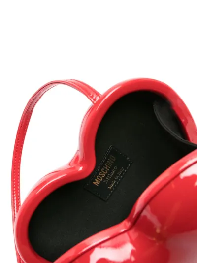 Moschino red heart bag sale