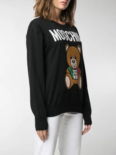 teddy jumper black