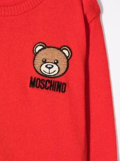 moschino jumper red