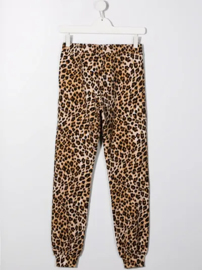 leopard stretch pants