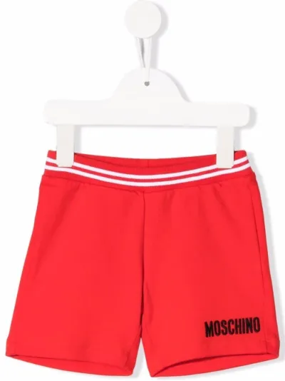 Sale Moschino Kids logo-print shorts 