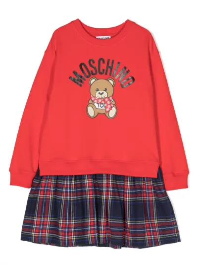Moschino Kids logo print sweatshirt dress Eraldo KM