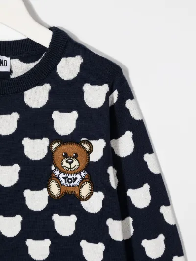 moschino jumper teddy bear