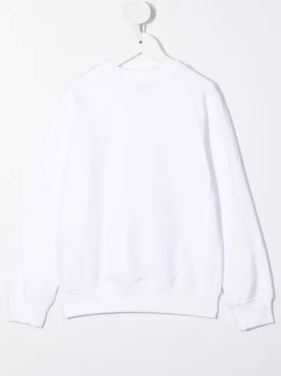 white teddy sweatshirt