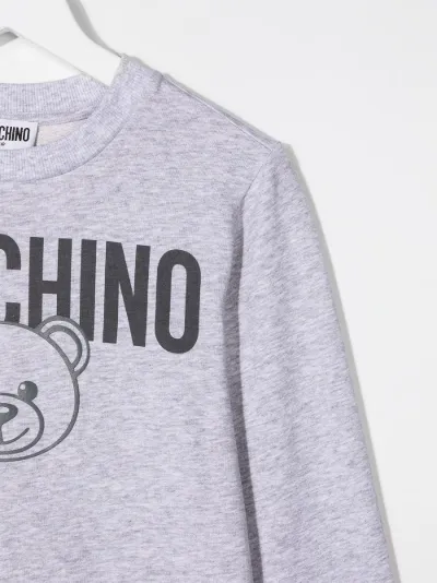 teddy bear print sweatshirt