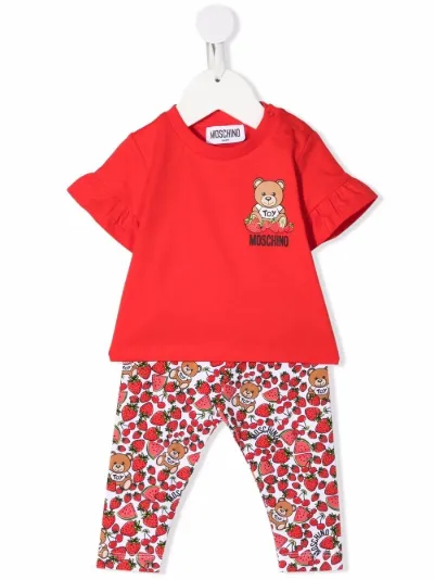 Sale Moschino Kids Teddy Bear printed 
