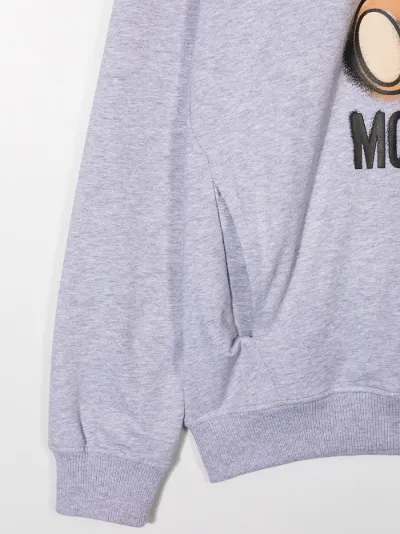 teddy bear print sweatshirt