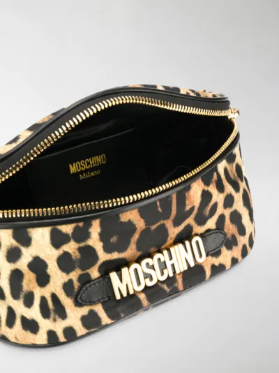 moschino leopard print bag