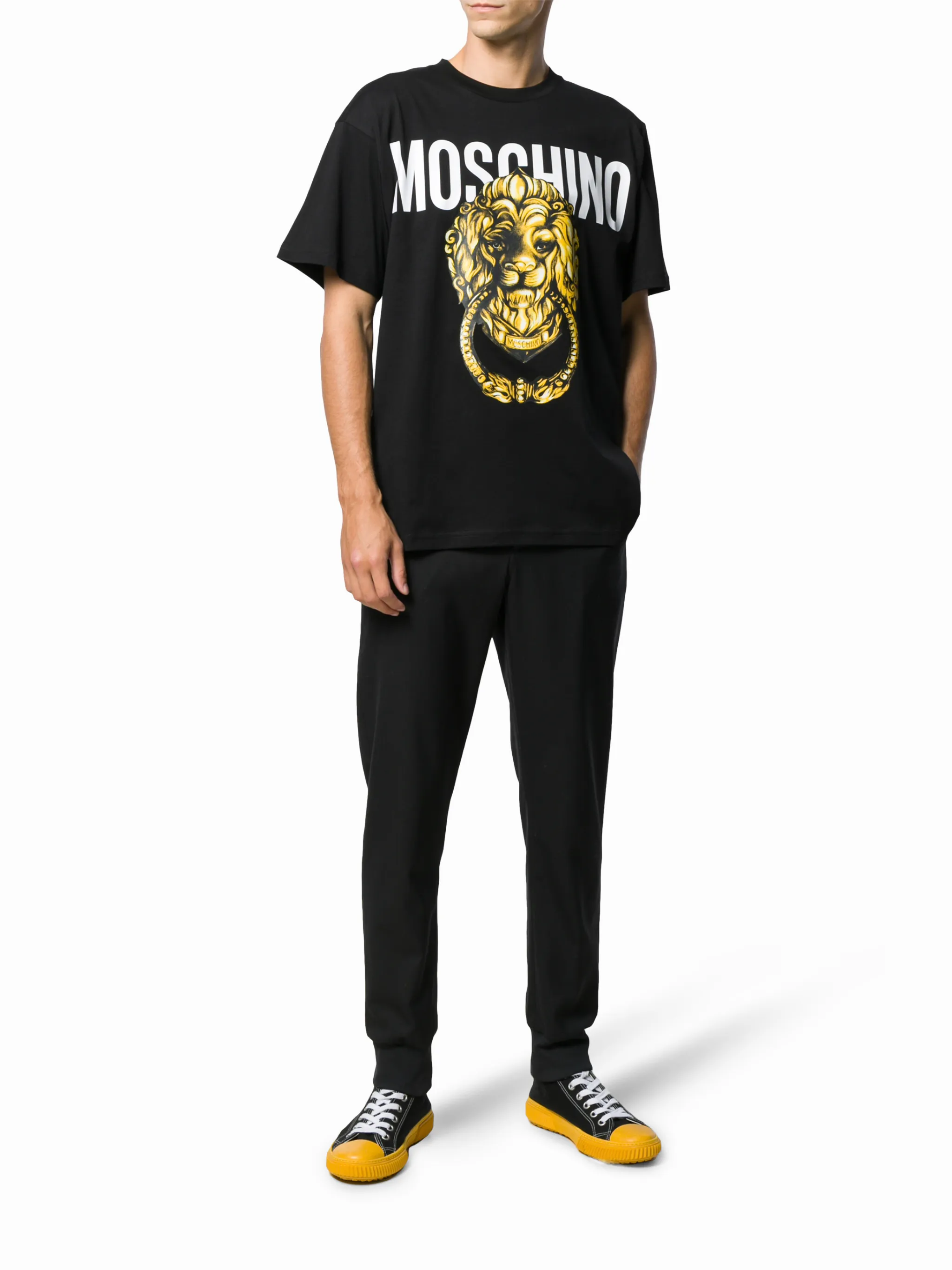 Moschino Lion logo print T-shirt | Eraldo.com FR
