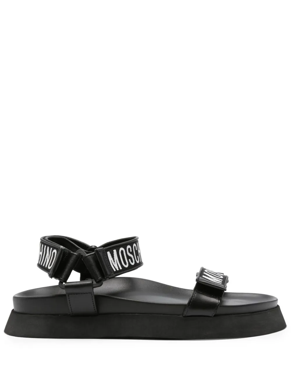 Moschino sandals with strap and logo store