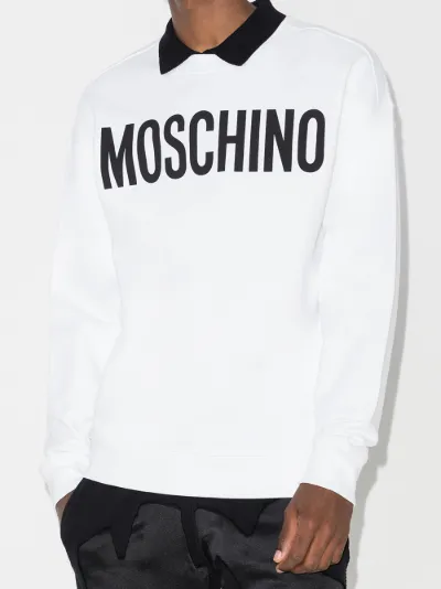 moschino white sweatshirt