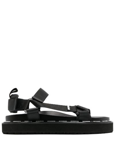 Moschino sandals with 2025 strap and logo