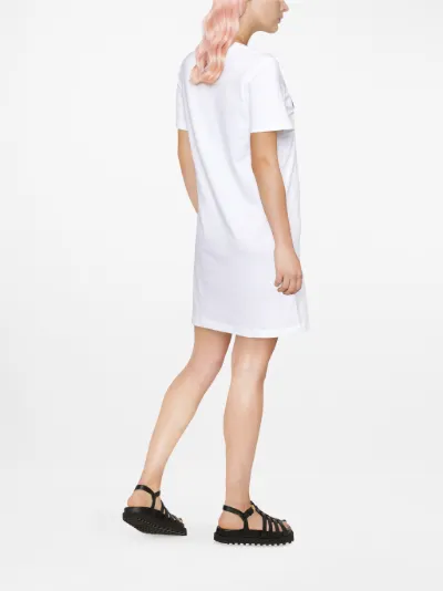 moschino white t shirt dress
